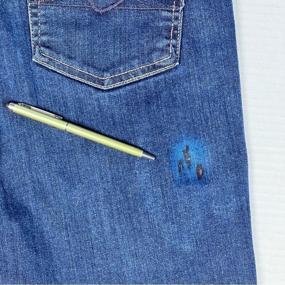 7 FOR ALL MANKIND Women's Rolled Hem Bermuda Denim Shorts Size 31 - Picture 15 of 16